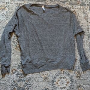American Apparel Gray Crew Neck Sweatshirt
